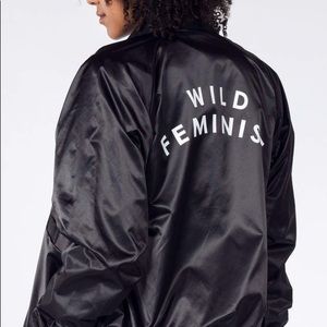Wildfang Wild Feminist bomber